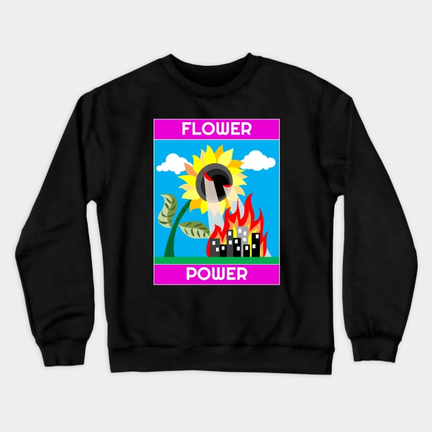 Flower Power Crewneck Sweatshirt by inotyler